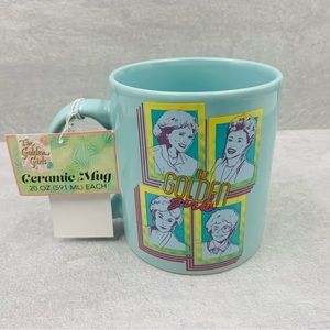THE GOLDEN GIRLS Ceramic Coffee Mug Cup 20oz ABC Studios NWT!